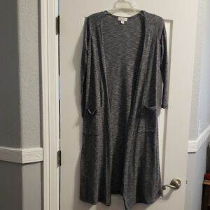 Gray LuLaRoe Women's Long Cardigan